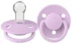 Suzeta rotunda BIBS De Lux Violet Sky din silicon (0-36 luni) foto