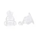 Tetina ortodontica din silicon Canpol cu flux lent (3-6 luni), 2 buc.