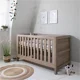 Деревянная кроватка 3 в 1 Tutti Bambini Modena Oak foto