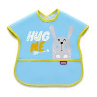 Нагрудник с карманом BabyJem Poly Large Bib Blue