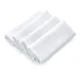 Set 4 prosopele din muselina BabyJem Albe, 25x29 cm foto