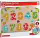 Puzzle din lemn Hape Cifre foto