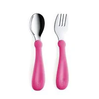 Набор столовых приборов BabyJem Pink из нержавеющей стали