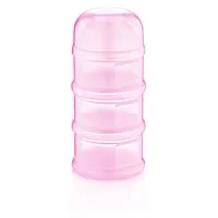 Контейнер для сухого молока с 3 отделениями BabyJem Pink