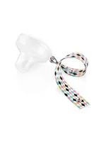 Коробка для пустышки с цепочкой BabyJem White
