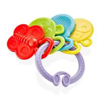 Jucarie dentitie BabyJem Rattle Teether Violet