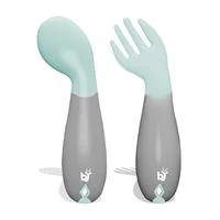 Набор ложек и вилок с ручкой BabyJem Blue