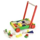 Premergator multifunctional din lemn Viga Toys cu cuburi