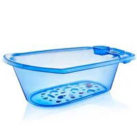 Прозрачная ванночка для малышей BabyJem Blue