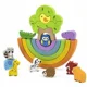 Joc de echilibru din lemn Viga Toys Curcubeu foto