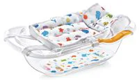 Hamac din spuma pentru cadita BabyJem Ocean Baby Alb