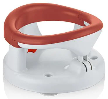 Scaun de baie bebelusi BabyJem Bath and Feeding Rosu