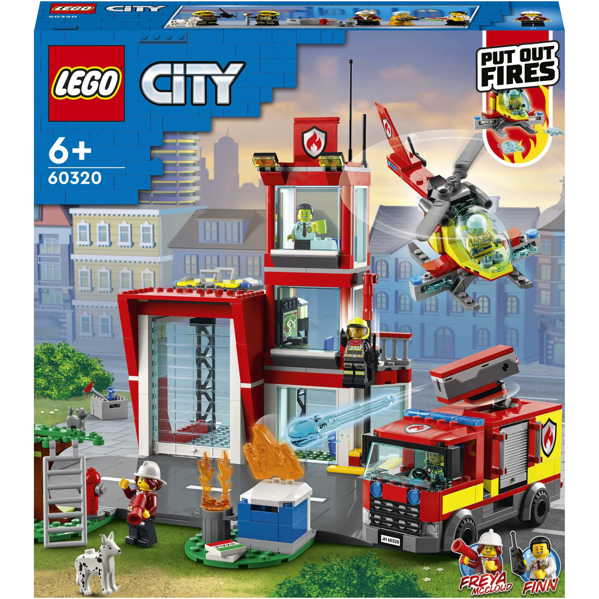 Set de constructie Lego City Statia De Pompieri foto