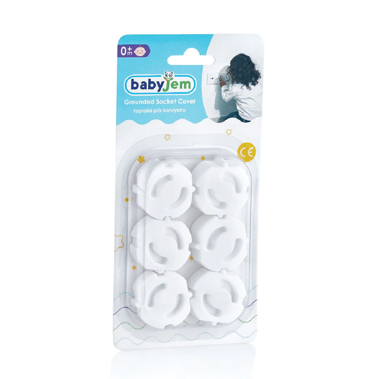 Набор из 6 насадок для розетки BabyJem