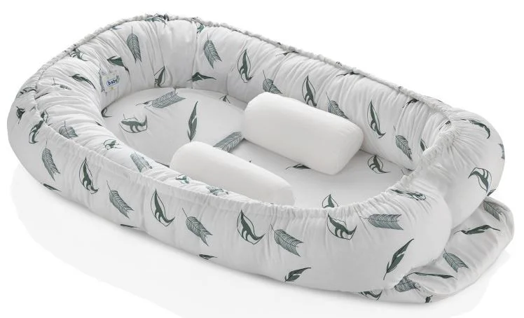 image for Бебинест BabyJem Between parents Botanic Leaves foto