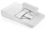 Salteluta pozitionator pentru bebelusi BabyJem Baby Reflux Pillow Alba foto