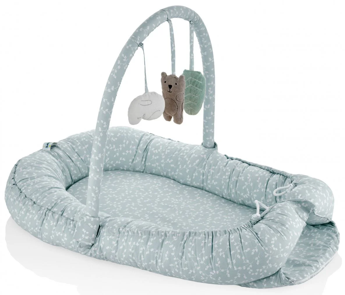 image for Babynest cu bara jucarii BabyJem Between parents Menta foto