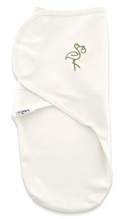 Хлопковая пеленальная система BabyJem Swaddle Ecru, 0-3 мес.