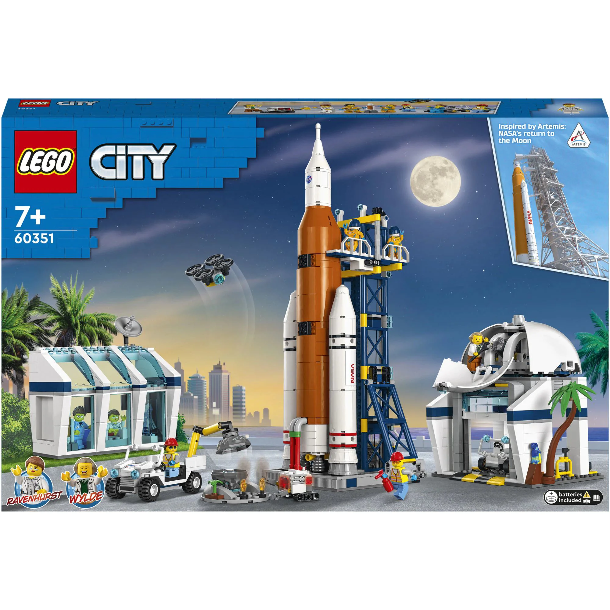 image for LEGO City Centru de lansare a rachetelor foto