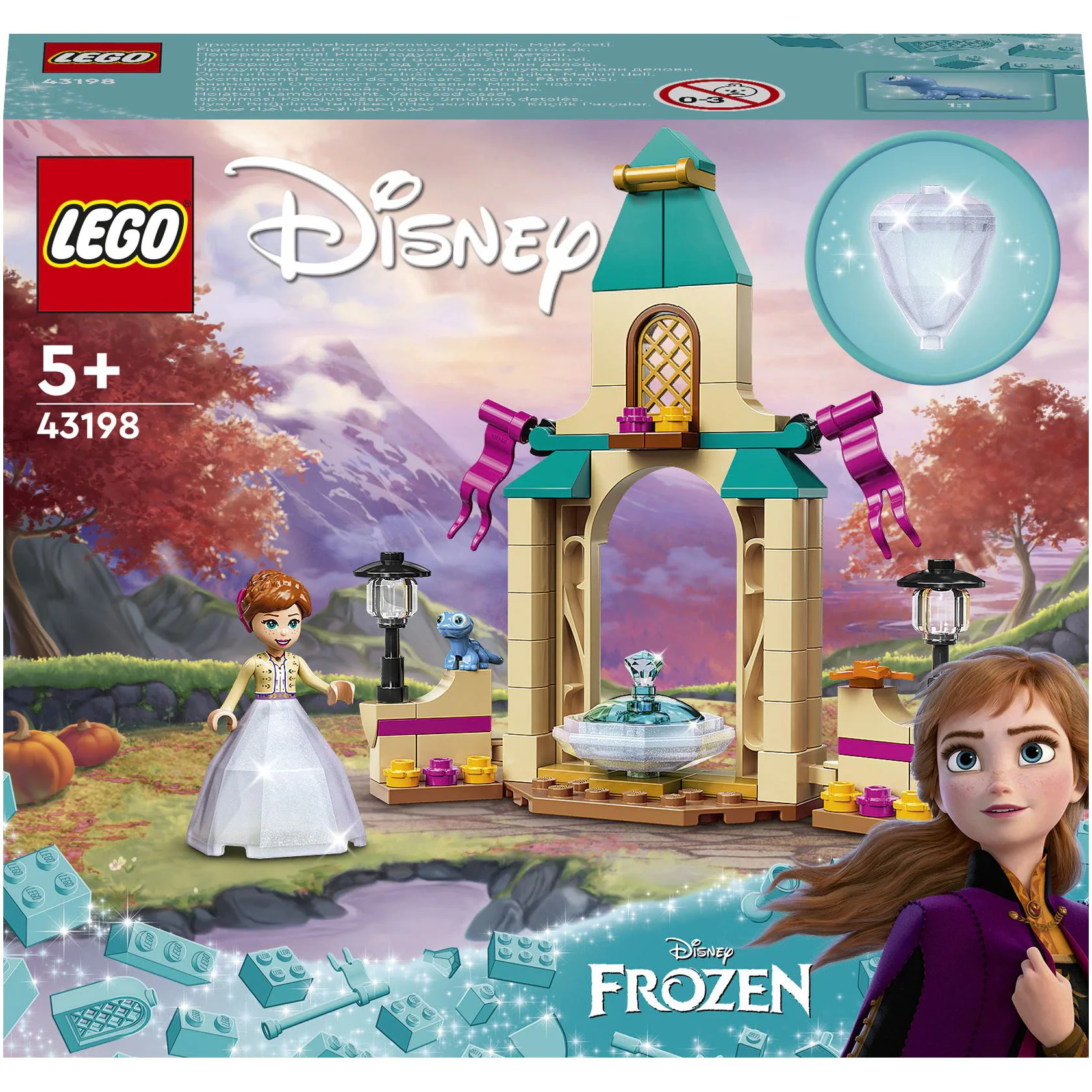 Set de constructie Lego Disney Curtea Castelului Annei foto