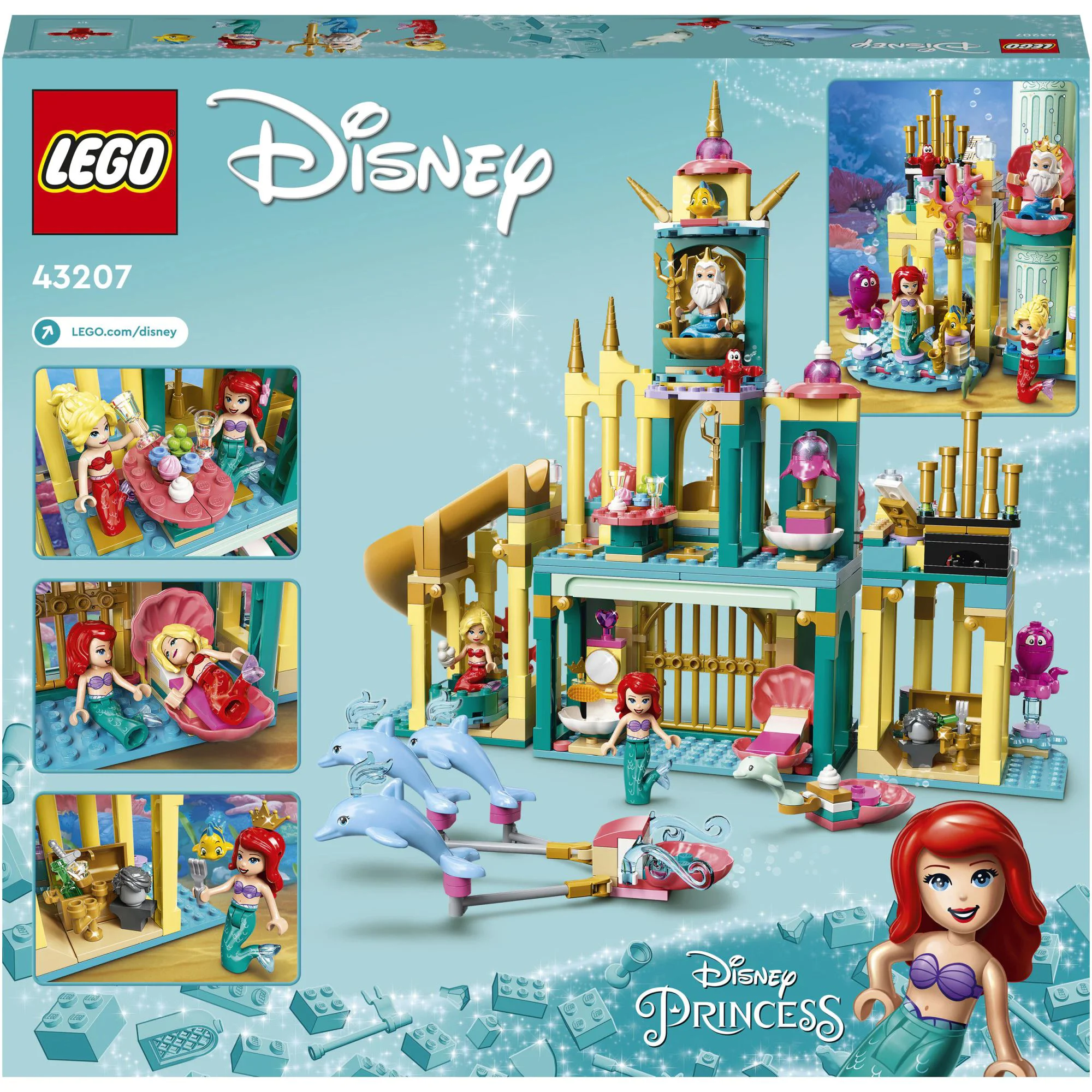 image for Set de constructie Lego Disney Ariel's Underwater Palace foto