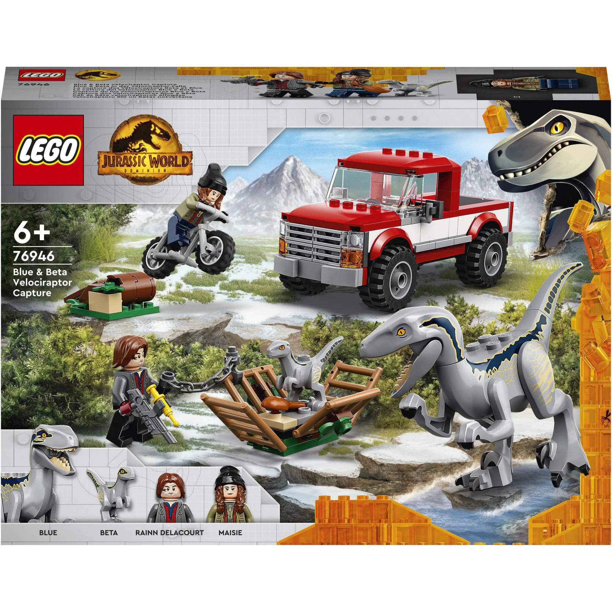 Lego Jurassic World Blue & Beta Velociraptor Capture foto