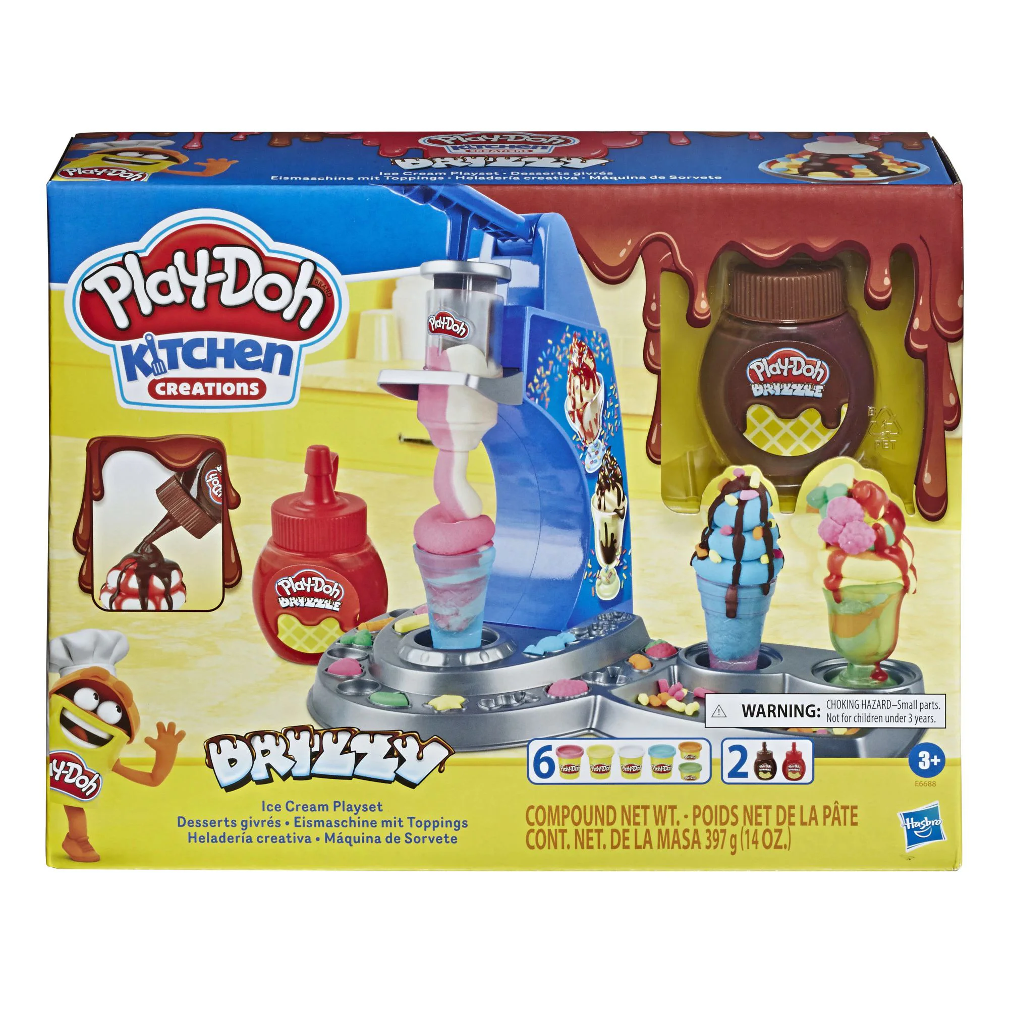 Joc Play-Doh Kitchen Creations Inghetata colorata foto