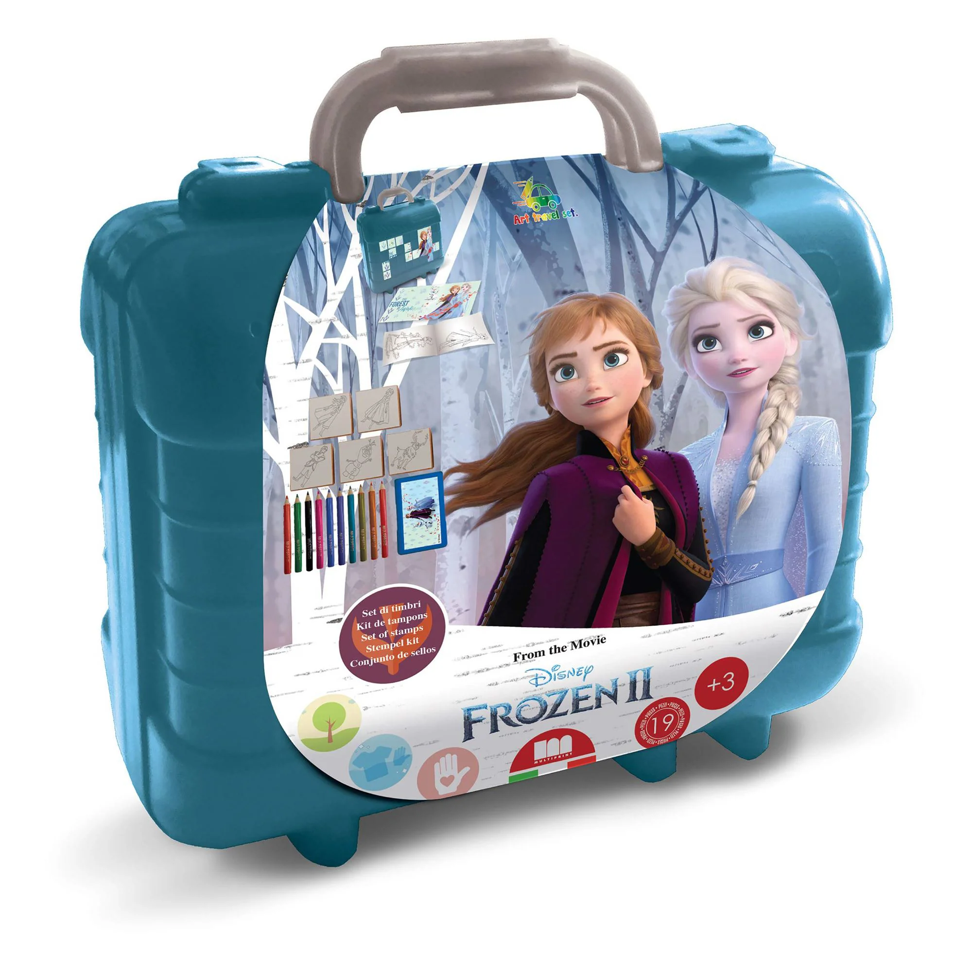 Set de creatie in valiza Multiprint Frozen 2