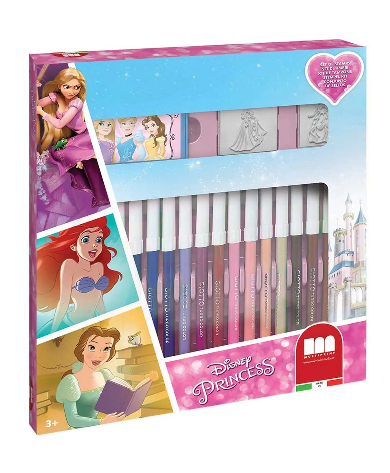 Set de creatie Multiprint Disney Princess, 2 stampile