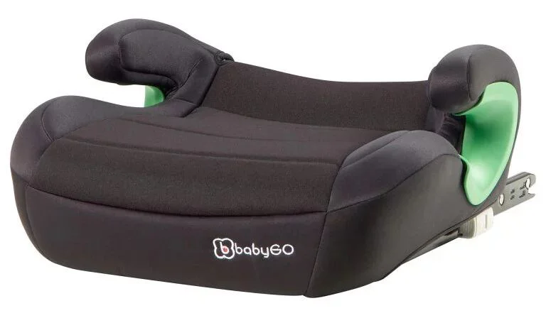 Автокресло-бустер i-Size BabyGo Bursa III, 135-150 см, Black