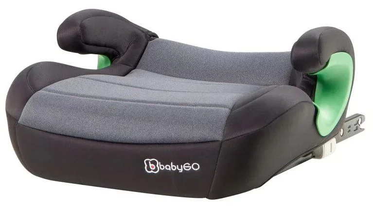 Автокресло-бустер i-Size BabyGo Bursa III, 135-150 см, Grey