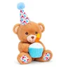 Jucarie de plus ursulet Keeleco Happy Birthday Bear, 15 cm