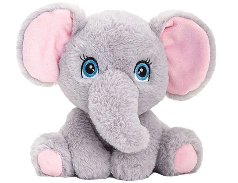 Jucarie de plus Keeleco Elephant Adoptable World, 16 cm