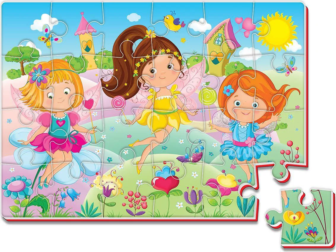 Puzzle moi A4 Roter Kafer Zane vesele, 24 piese