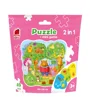 Puzzle 2 in 1 Roter Kafer Magic forest, 49 piese