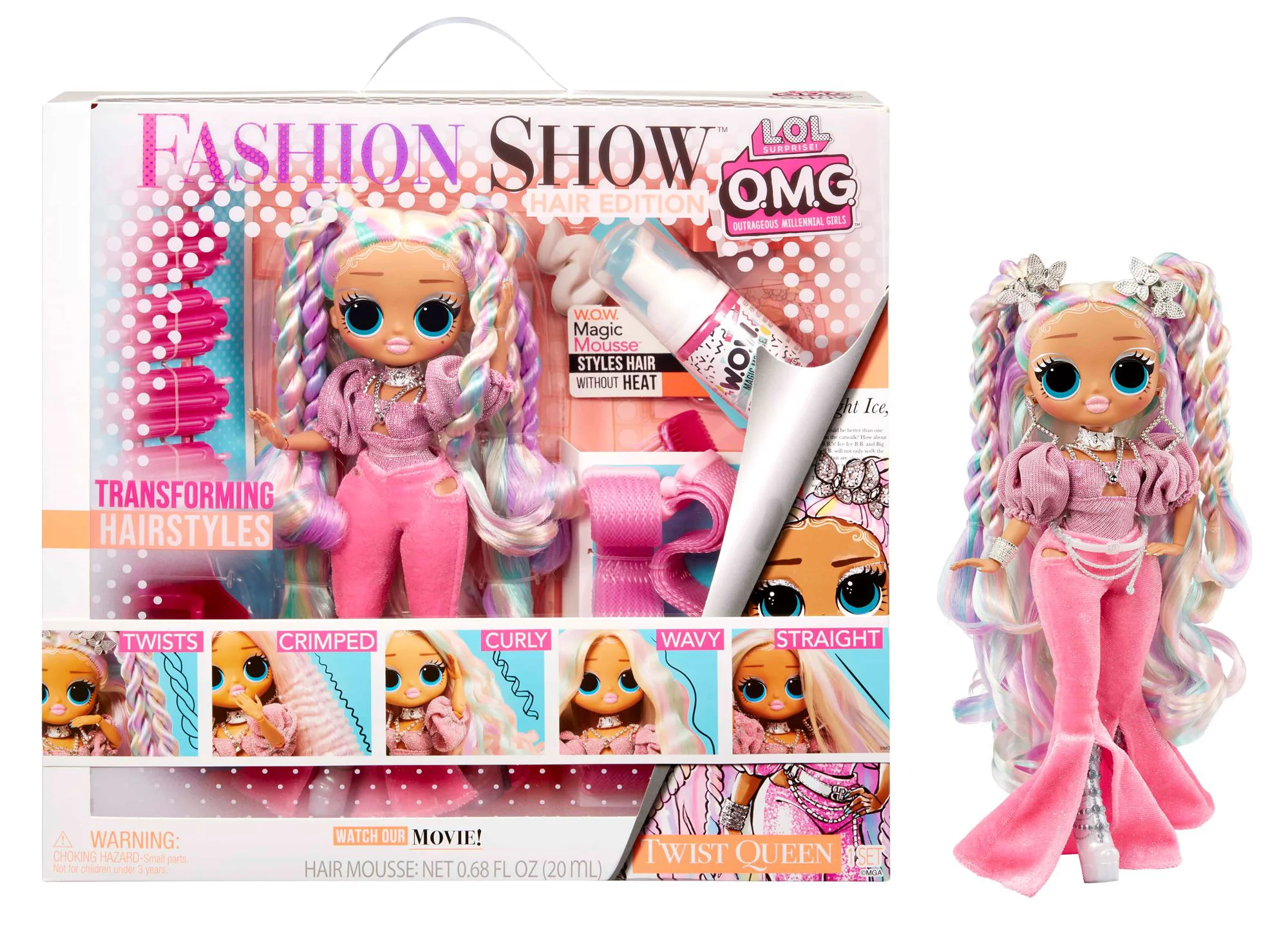Papusa L.O.L. Surprise! O.M.G. Prezentare de moda, Regina Twist foto