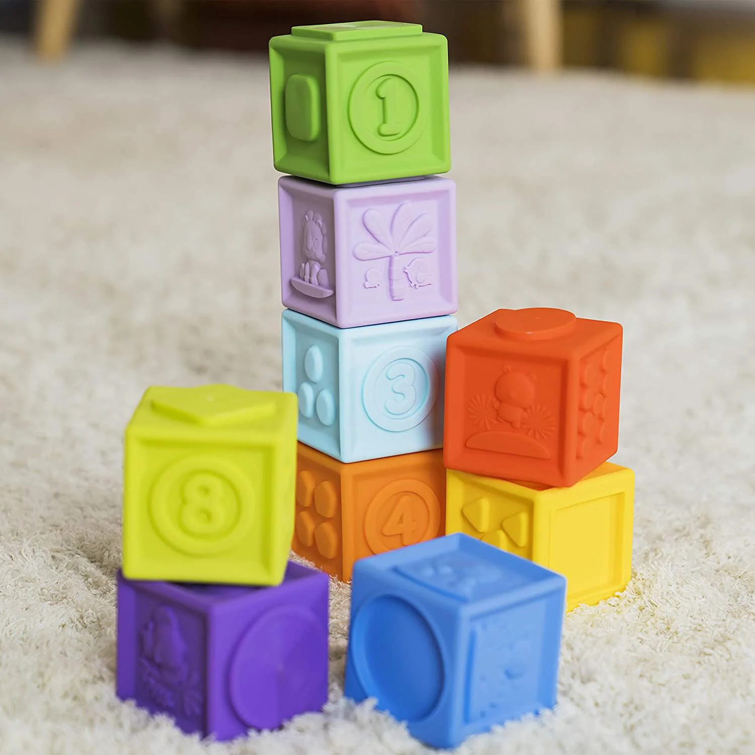 image for Игрушка Brigth Starts Разноцветные кубики foto