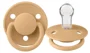 Suzeta rotunda BIBS De Lux Desert Sand din silicon (0-36 luni) foto