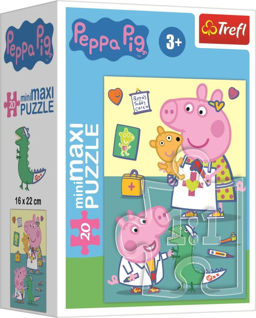 image for Puzzle Mini Maxi Trefl Peppa's carefree day foto