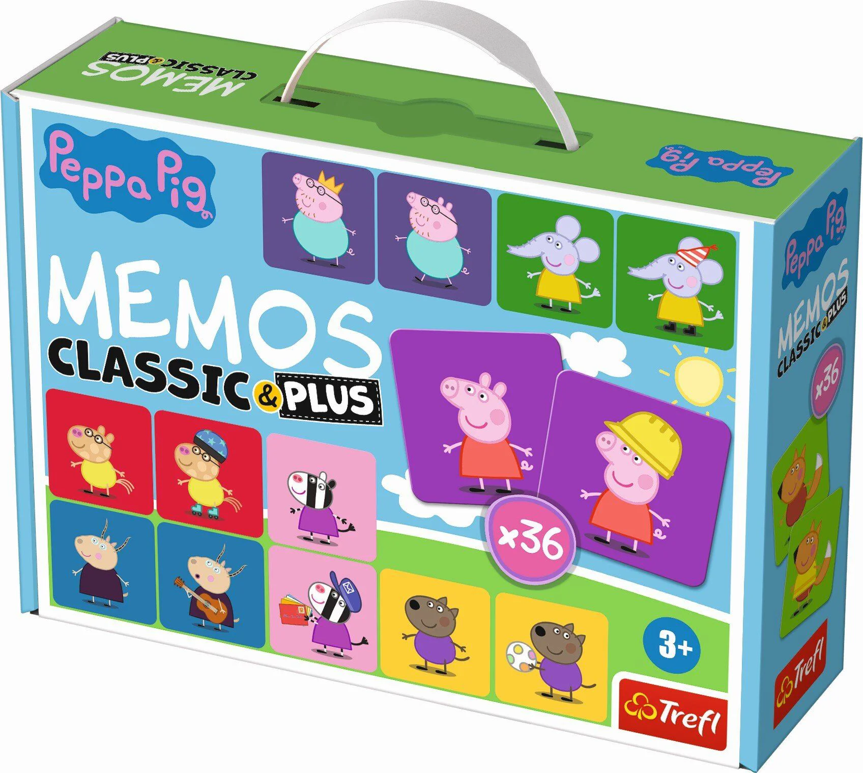 Настольная игра Trefl Memos Classic & Plus Peppa Pig foto