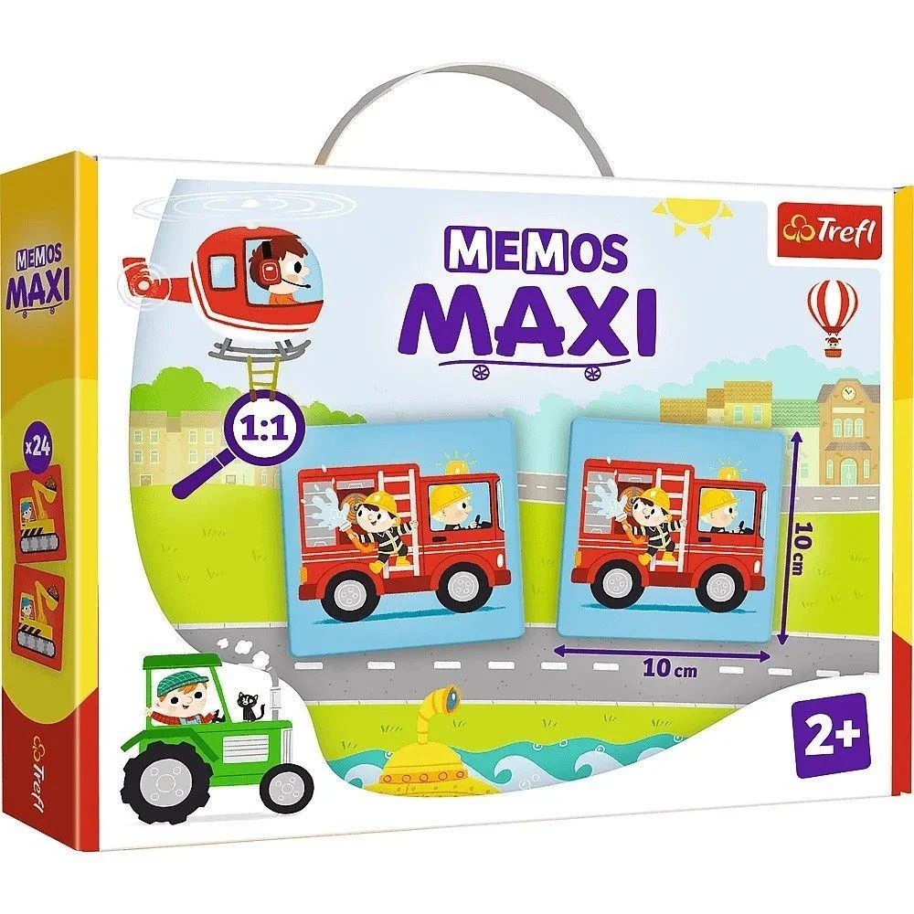 Joc educativ Trefl Memos Maxi Vehicles