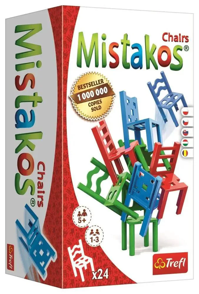 image for Настольная игра Trefl Mistakos Chairs, 3 jucatori foto