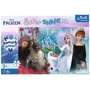 Puzzle Trefl Disney Frozen / Lumea Annei si a Elsei este distractiva, 104 piese XL foto