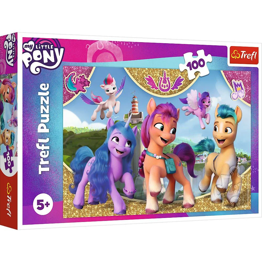 Puzzle Trefl Prietenia prietenoasa, 100 piese foto