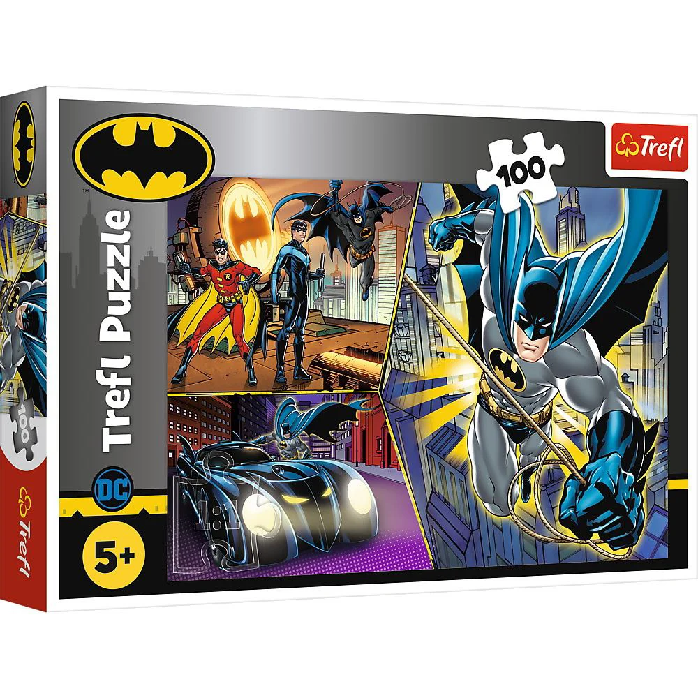 Puzzle Trefl Batman neinfricatul, 100 piese foto