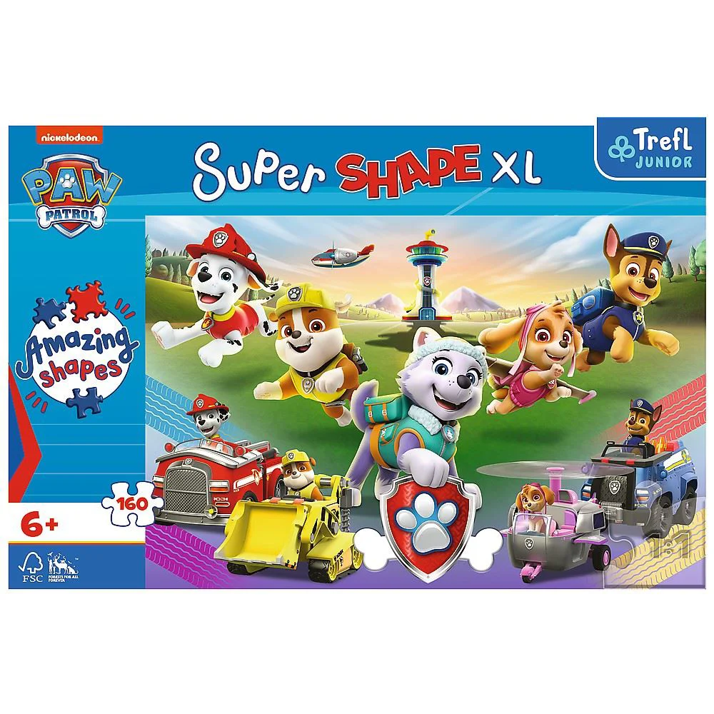 Puzzle Trefl Patrula catelusilor, 160 piese foto