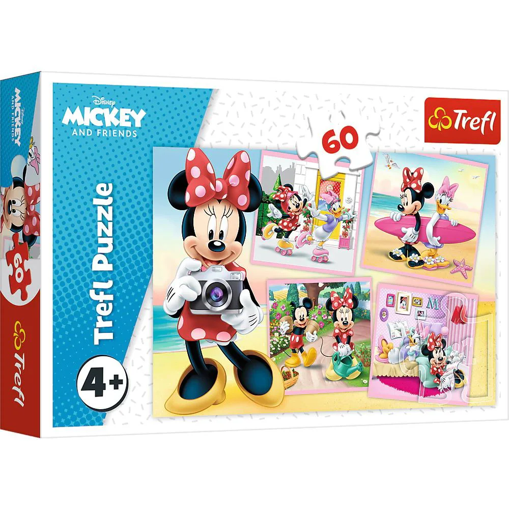 Puzzle Trefl Minunata Minnie, 60 piese foto