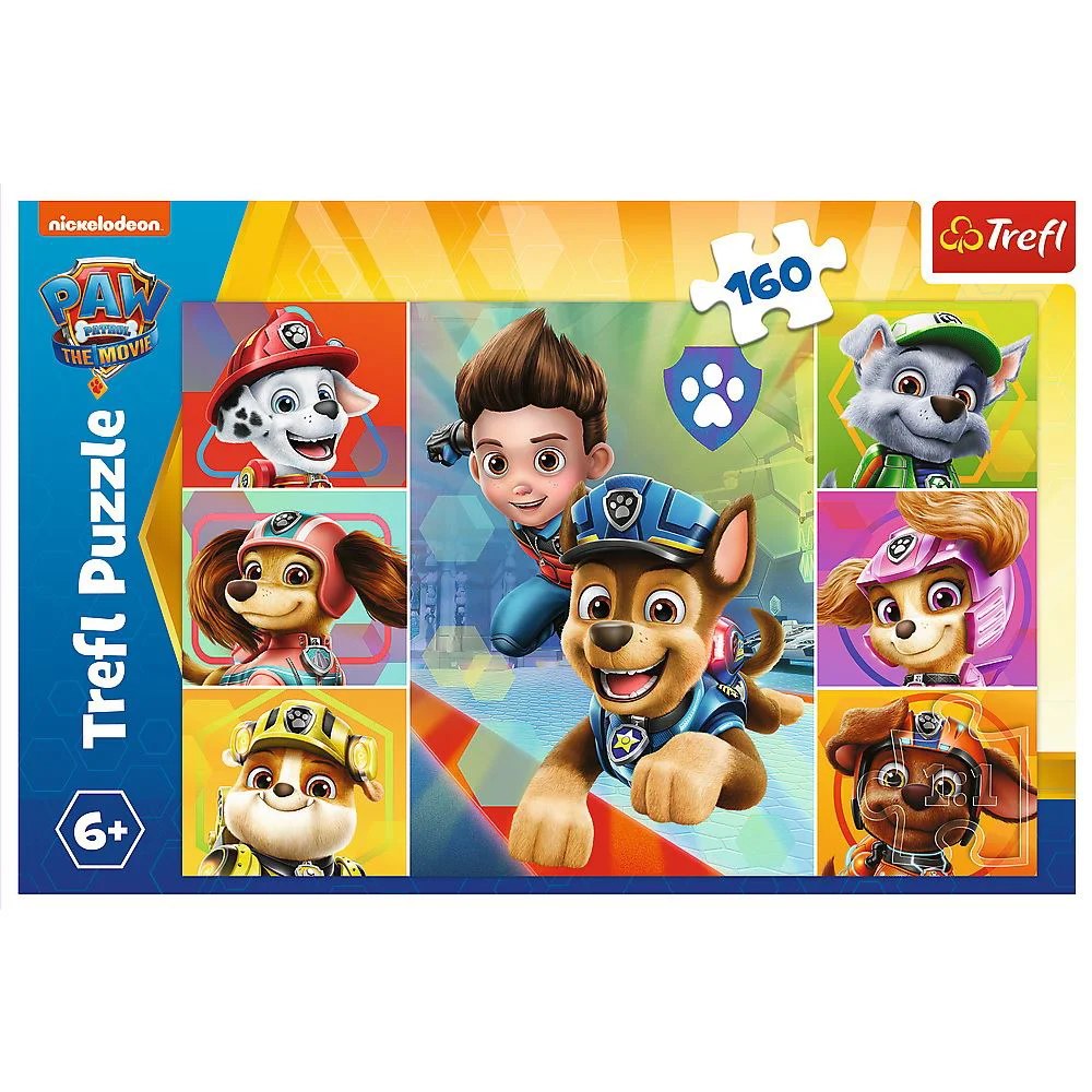 Puzzle Trefl Paw Patrol, Descopera echipa catelusilor, 160 piese foto