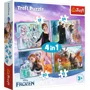 Puzzles Trefl 4 in 1 Disney Frozen 2, Uimitoarea lume Disney foto