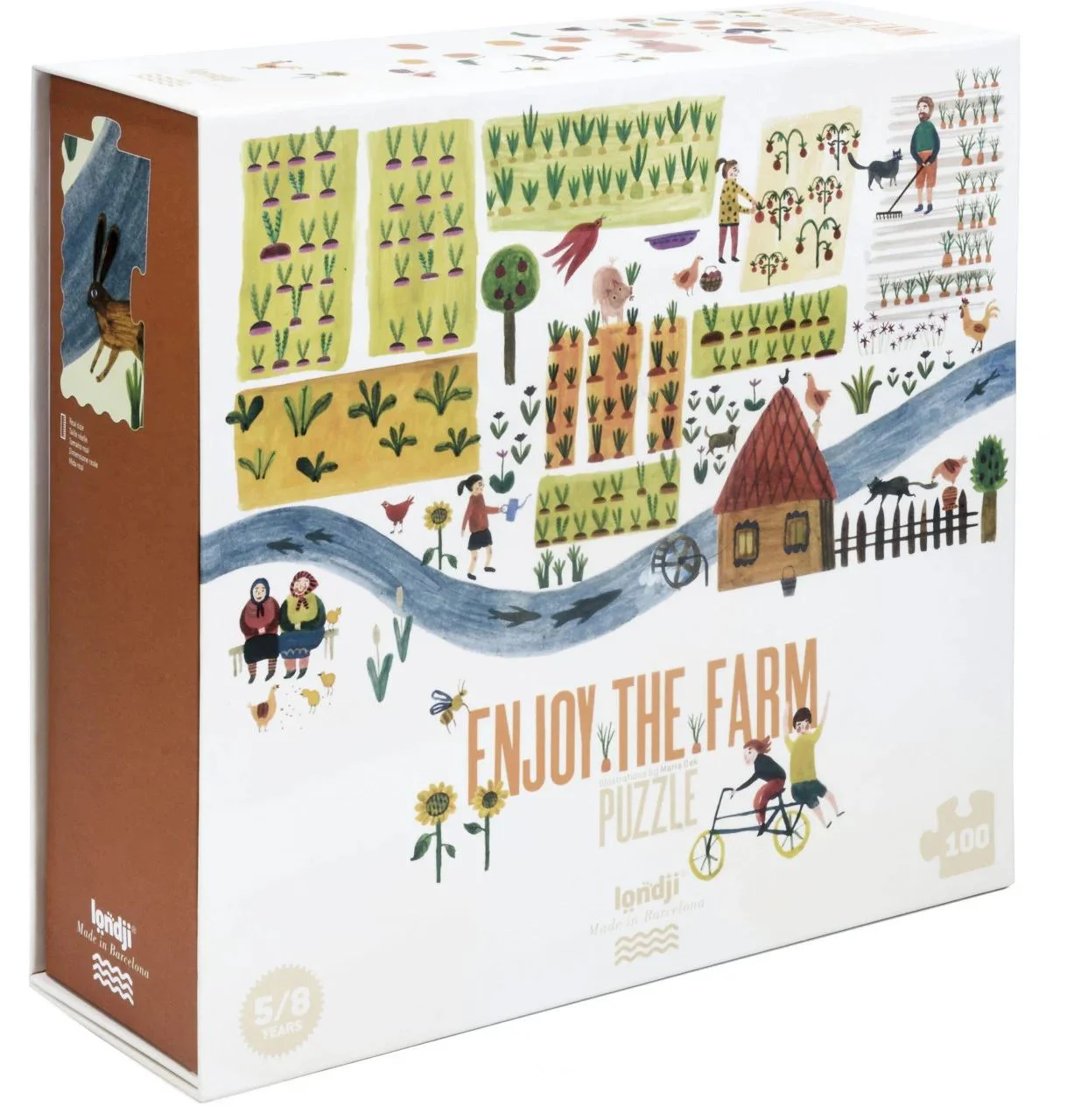 Puzzle Londji Bucura-te de ferma, 100 piese